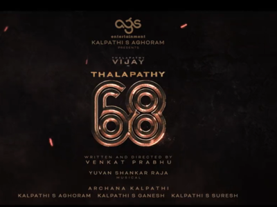 'Thalapathy 68' official announcement: Vijay joins Venkat Prabhu's next!
