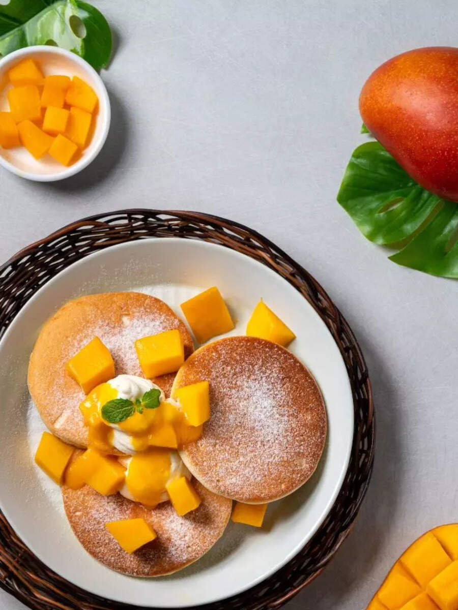 How to make Fluffy Mango Pancakes at home Times of India