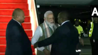 PM Modi arrives in Papua New Guinea