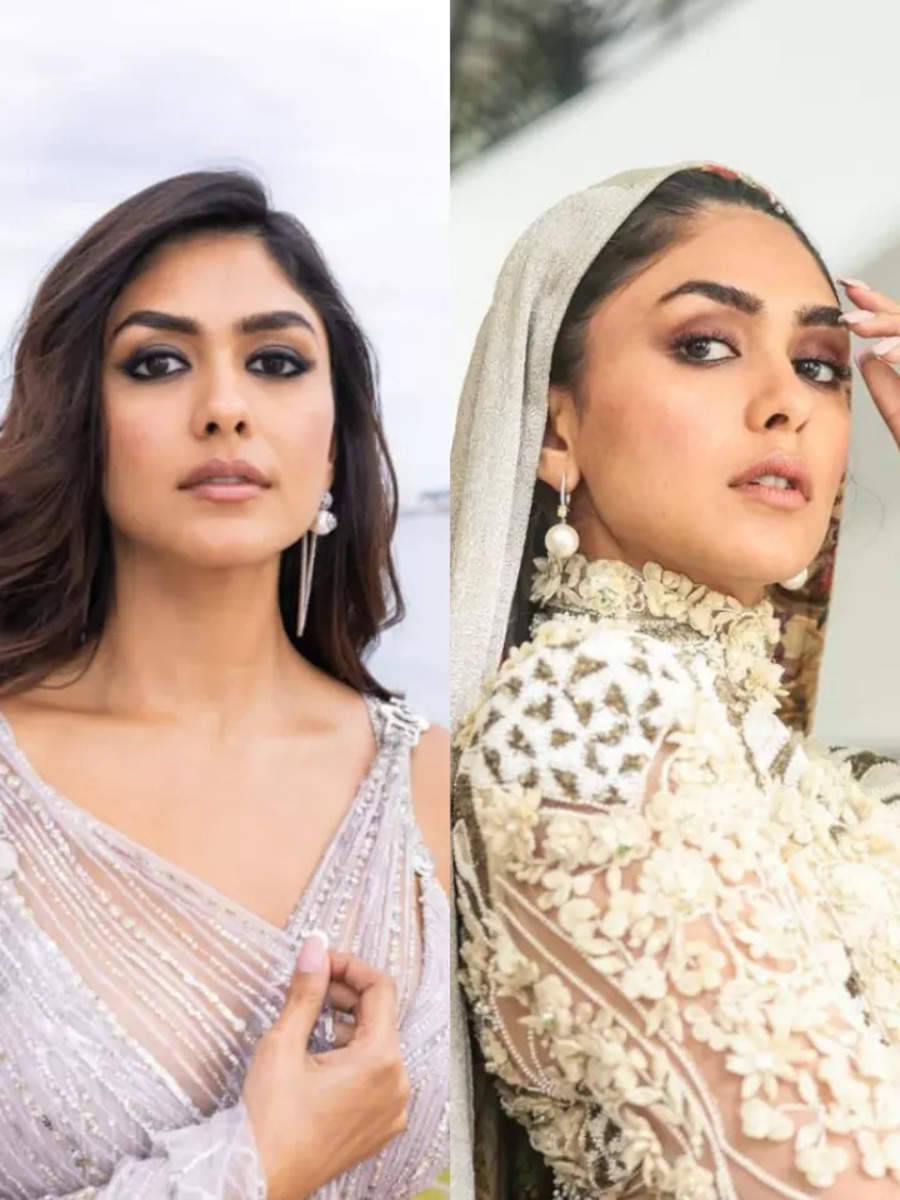 All the memorable looks of Mrunal Thakur from Cannes 2023