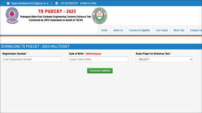 TS PGECET 2023 Admit Card Released, Download On Pgecet.tsche.ac.in ...