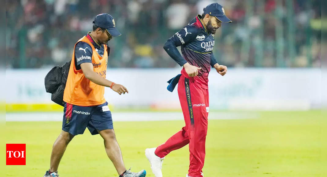 Virat Kohli sustains knee niggle but RCB coach Sanjay Bangar says it’s nothing serious | Cricket News – Times of India