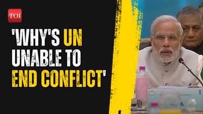 PM Narendra Modi: 'Global bodies would be reduced to acting merely like "talk shop" if they didn't address problems of developing world'