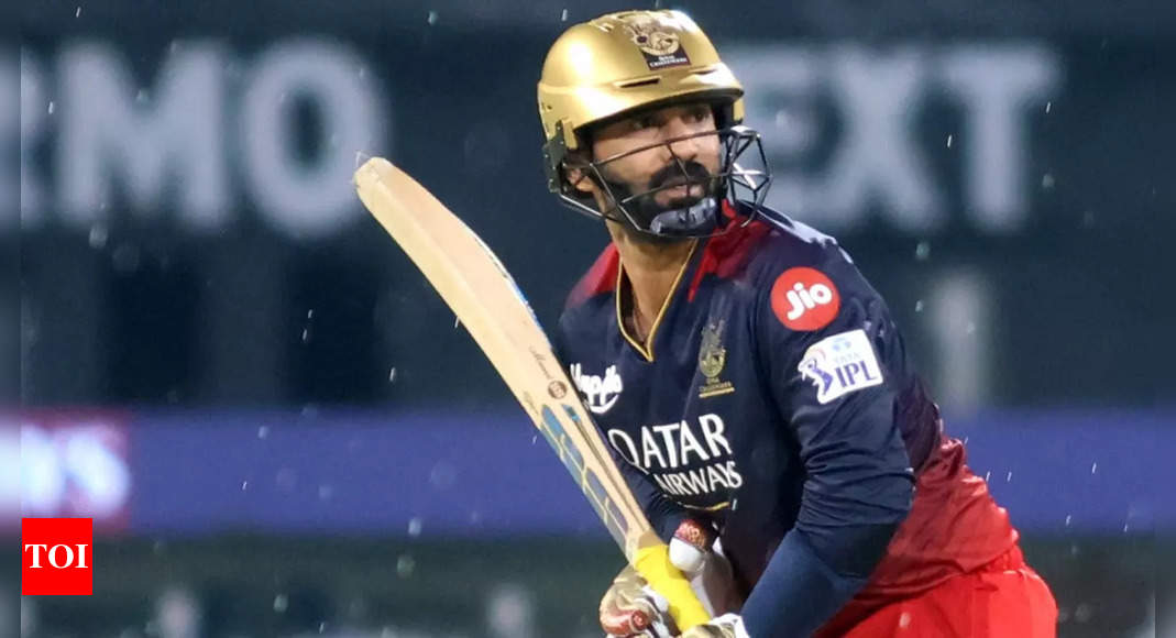 IPL 2023: RCB’s Dinesh Karthik ends season with unwanted batting records to his name | Cricket News – Times of India