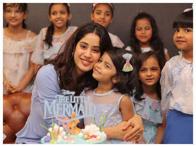 Janhvi Kapoor celebrates ‘The Little Mermaid’ with little princesses; says she cannot wait to watch the film and relive her childhood!