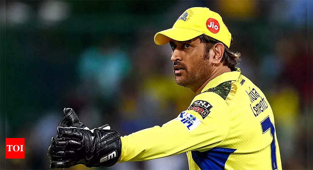 MS Dhoni mania as IPL 2023 heads into tense final week | Cricket News – Times of India