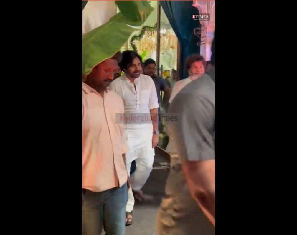 
Pawan Kalyan and Ram Charan spotted at DVV Danayya's family event
