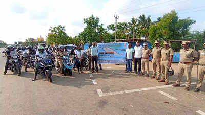 Motorcycle rally held in Ramanathapuram to create dugong conservation awareness