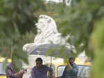 Chiranjeevi and Tamannaah Bhatia shoot near Victoria Memorial