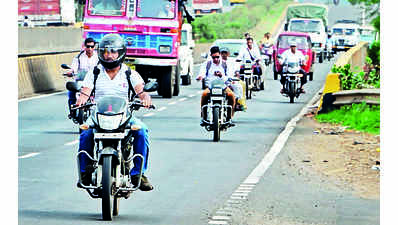 Two-wheeler riders irked over new helmet rule