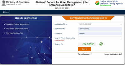 NCHMJEE 2023 Answer Key released on nchmjee.nta.nic.in, download link here