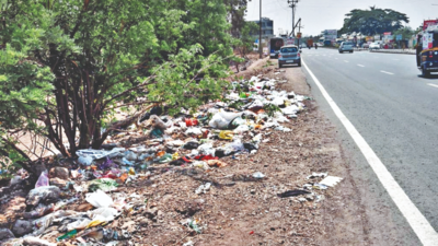 Waste dumping raises a stink on Pune-Ahmednagar h’way