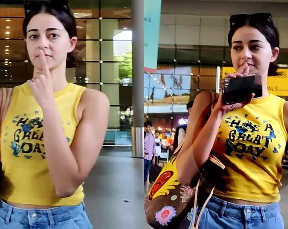 
Ananya Panday indirectly tells paps to 'keep quiet', actress' 'Have A Great Day' quote on T-Shirt grabs attention
