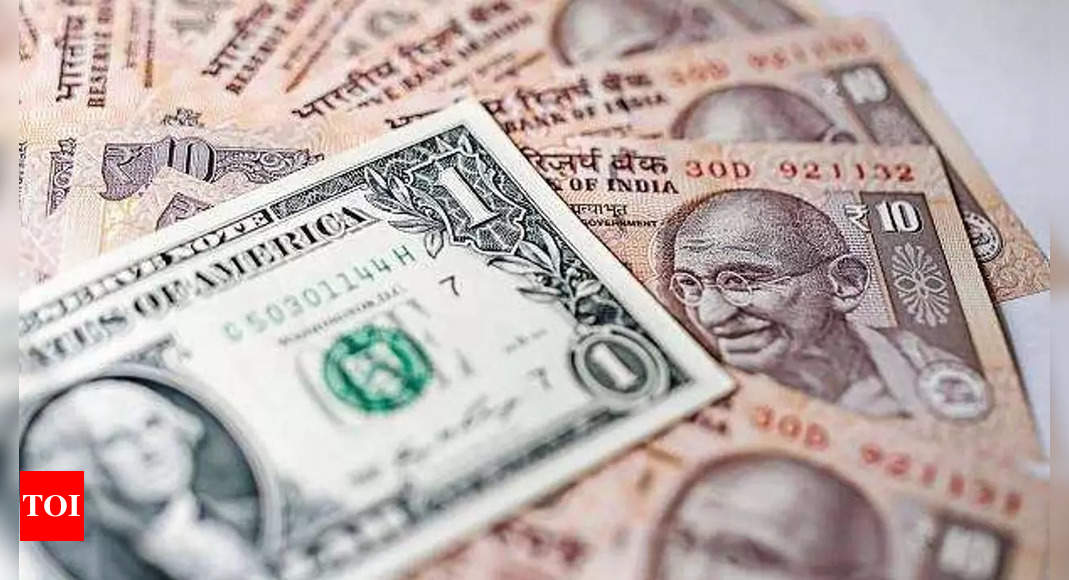 Rupee logs first gain in 5 sessions, eyes US debt ceiling updates – Times of India