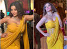 Pics: Monalisa looks gorgeous as she poses in a stylish yellow saree