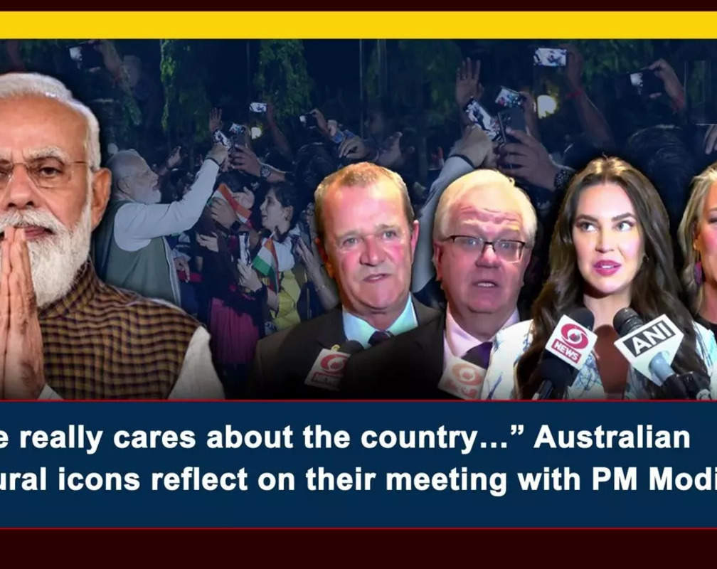 
Australian cultural icons reflect on their meeting with PM Modi in Sydney
