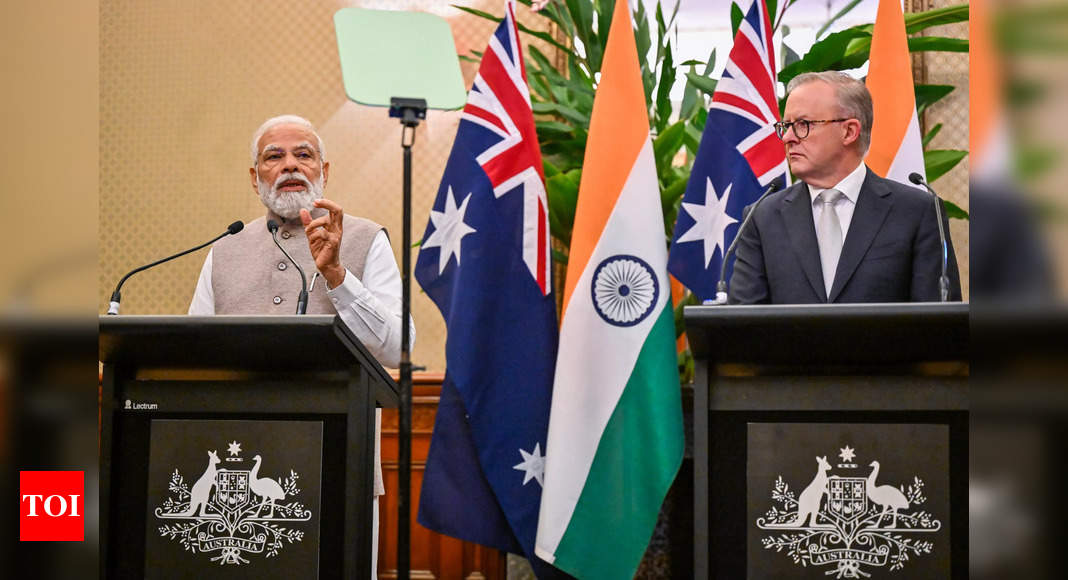 Pm Modi In Sydney India Australia Ties Have Entered T 20 Mode India News Times Of India 5480