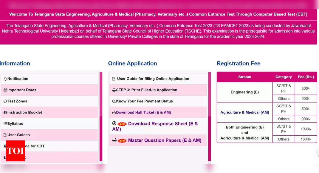 Ts Eamcet Result Releasing Tomorrow At Eamcet Tsche Ac In Check