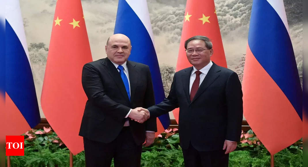 On Beijing visit, Russian PM Mishustin says pressure from West is strengthening ties with China – Times of India