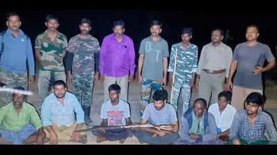 Task force arrests 7 in Seshachalam forests poaching case