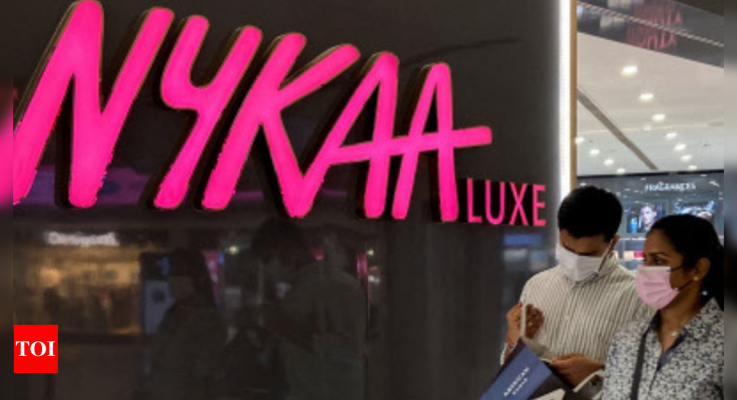 Nykaa: Nykaa posts Q4 profit slump on higher expenses, slowing purchases – Times of India