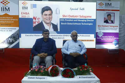 BGSW CEO addresses IIM Vizag EMBA students