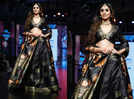 Pavleen Gujral stuns in a handpainted sari at DTFW 2023