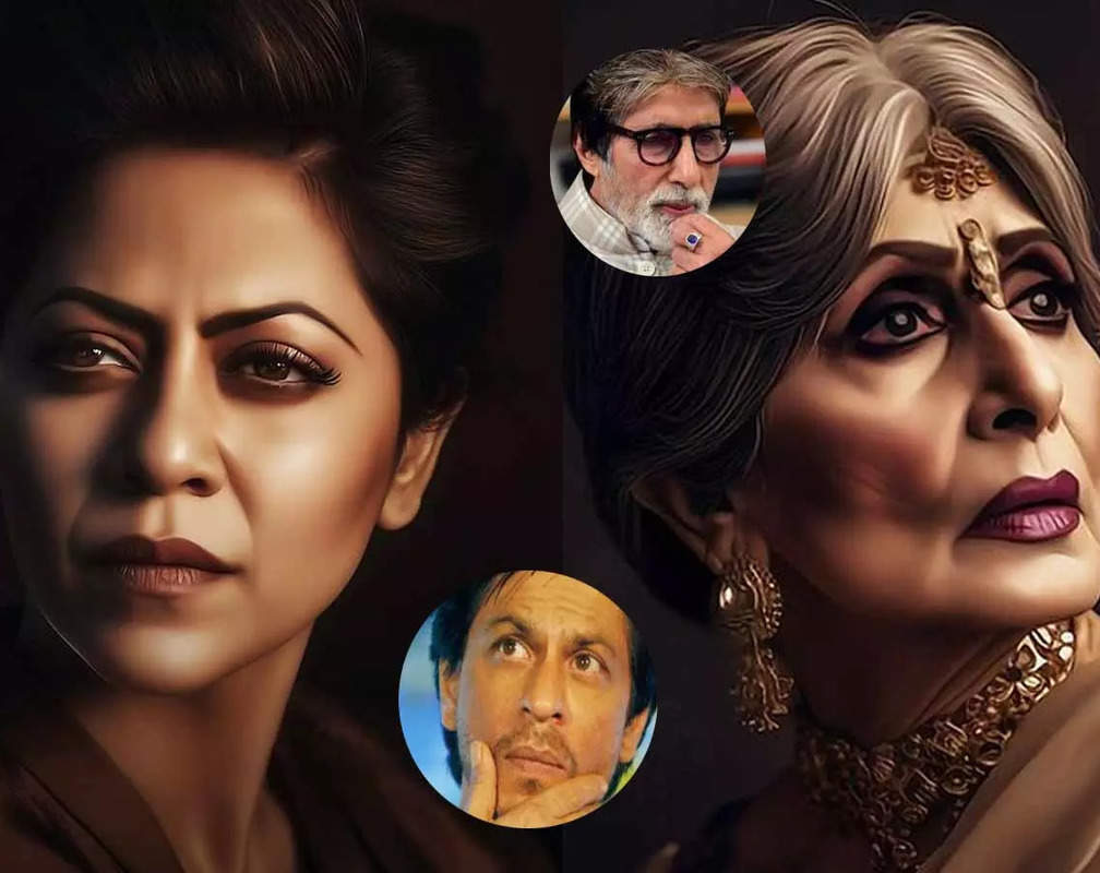 
OMG! AI artist converts Shah Rukh Khan, Amitabh Bachchan into women; netizens say ‘Amitabh looks like Rekha’
