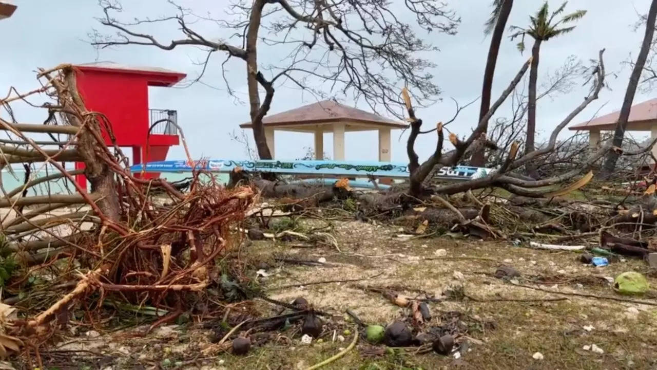 After Typhoon Mawar battered Guam, 'what used to be a jungle looks