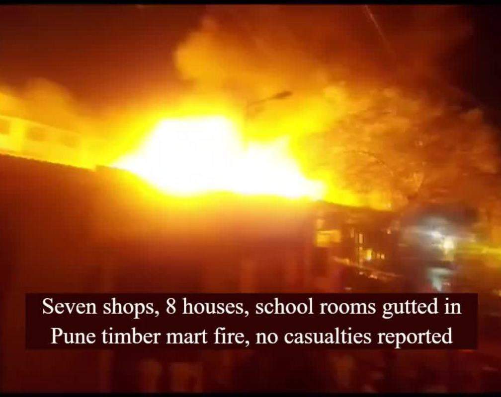 
Seven shops, 8 houses, school rooms gutted in Pune timber mart fire, no casualties reported
