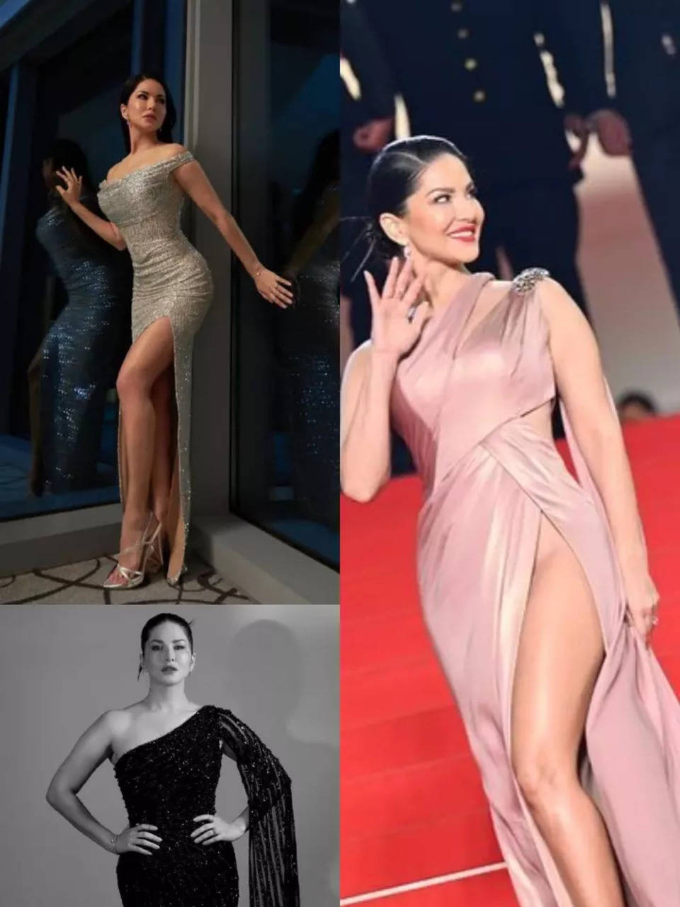 Gorgeous red carpet looks served Sunny Leone | Times India