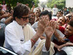 Big B, Shweta visit Amar Singh at AIIMS