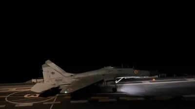 MiG-29K fighter makes maiden night landing on INS Vikrant; Navy terms it 'historic milestone'
