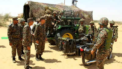 Army conducts exercise Sudarshan Shakti along Western border
