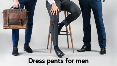 Dress pants for men: Top picks - Times of India (November, 2023)