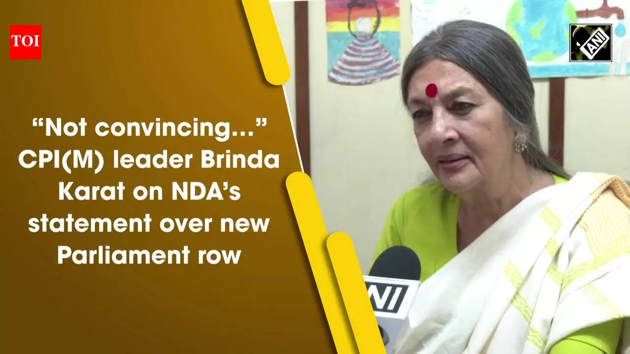 “Not convincing…” CPI(M) leader Brinda Karat on NDA’s statement over ...