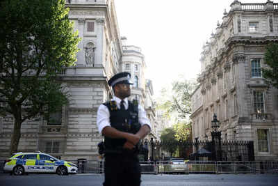 Car crashes into Downing Street gates; police say not a terror act