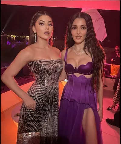 When India Meets Turkey, Urvashi Rautela Meets Hande Erçel at Cannes Film Festival, Shares Pictures For The Same