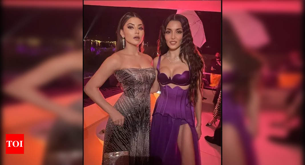 When India Meets Turkey, Urvashi Rautela Meets Hande Erçel at Cannes Film Festival, Shares Pictures For The Same | Telugu Movie News – Times of India