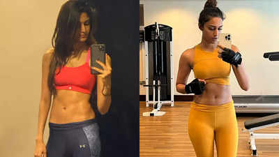 Erica Fernandes is back to taking her workouts seriously after gaining weight; shares pic of how slim she was earlier