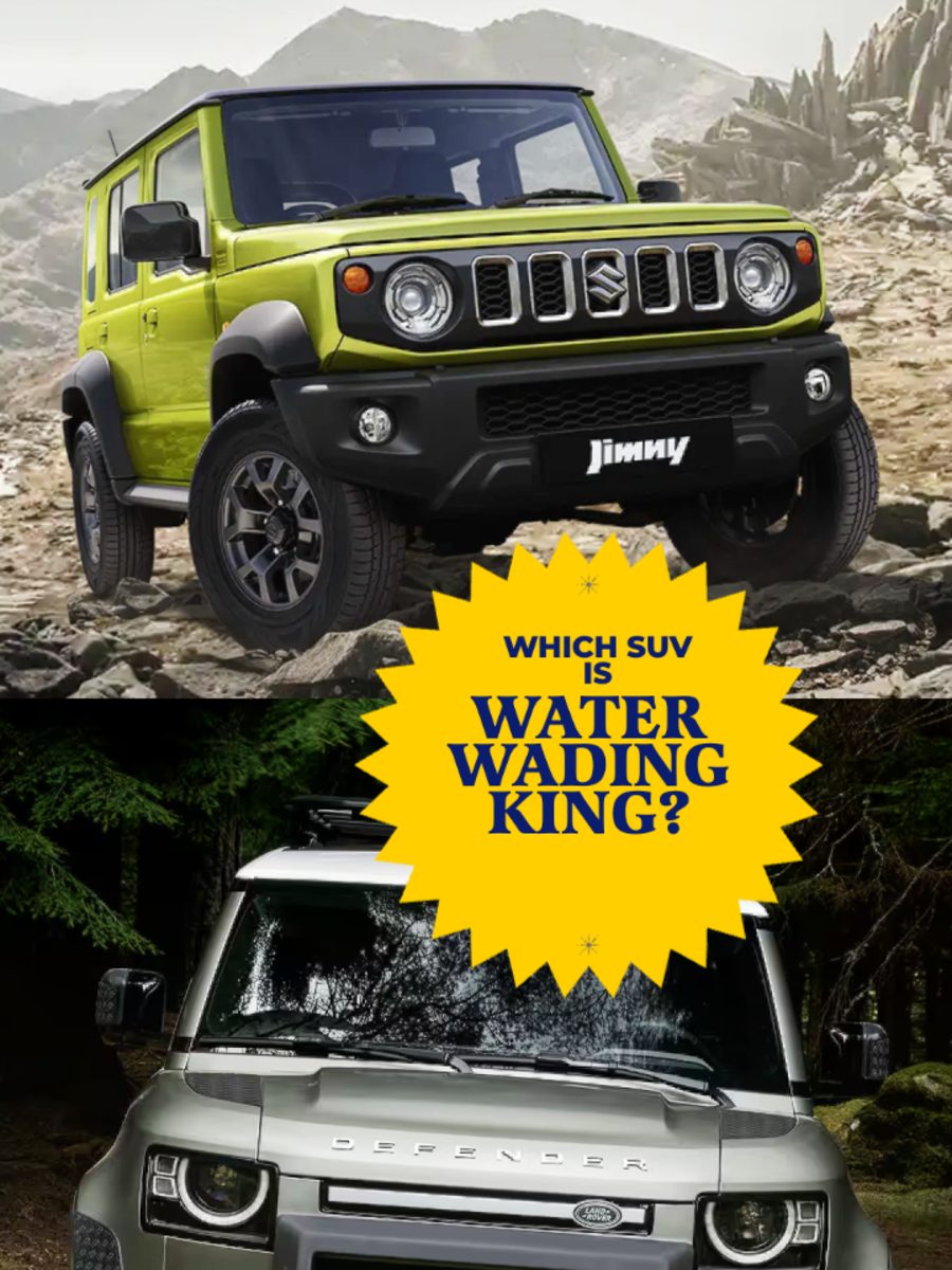 Jimny 4x4 to Land Rover Defender 11 SUVs in India with high water