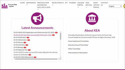 KCET 2023 answer key released on kea.kar.nic.in; download here