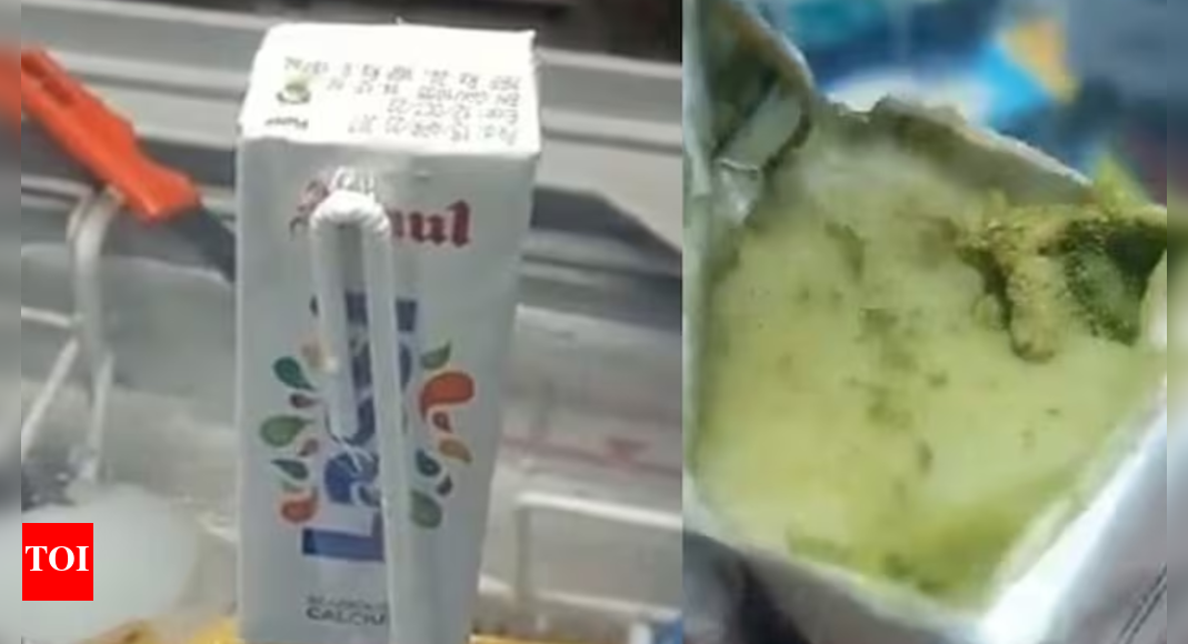Video shows fungus-laden lassi in tetra packs, Amul tweets in response ...