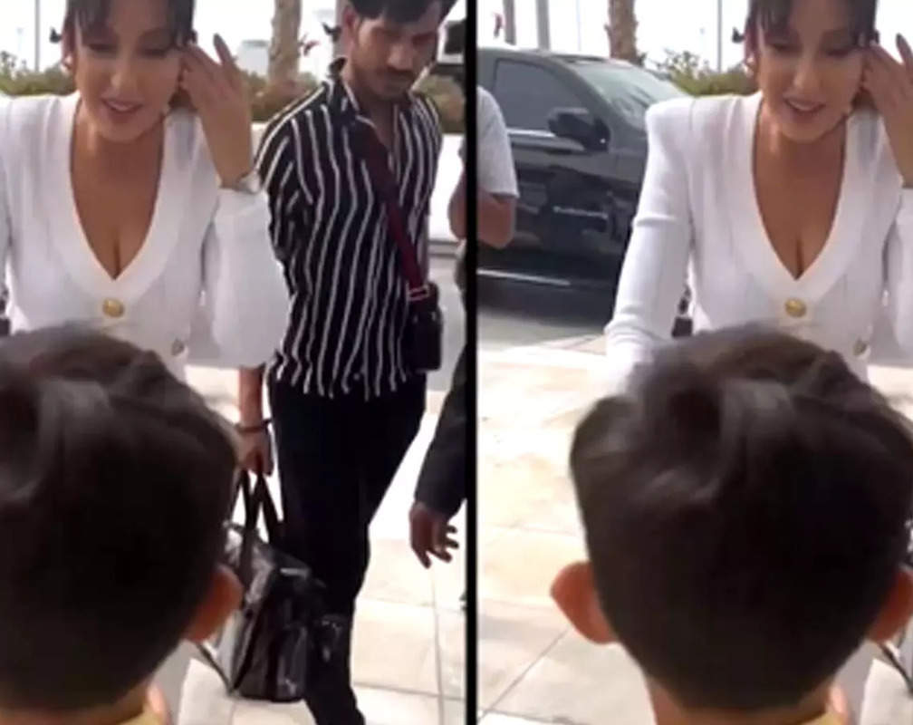 
'OMG I love you': Nora Fatehi meets her little fans at Abu Dhabi
