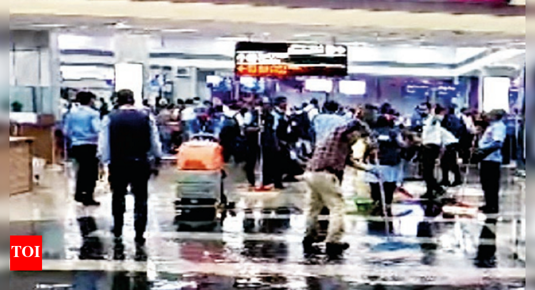 बारिश ने चेक इन किया, एयरपोर्ट पर गीली गंदगी छोड़ी | अहमदाबाद समाचार – टाइम्स ऑफ इंडिया बारिश ने चेक इन किया, एयरपोर्ट पर गीली गंदगी छोड़ी | अहमदाबाद समाचार – टाइम्स ऑफ इंडिया