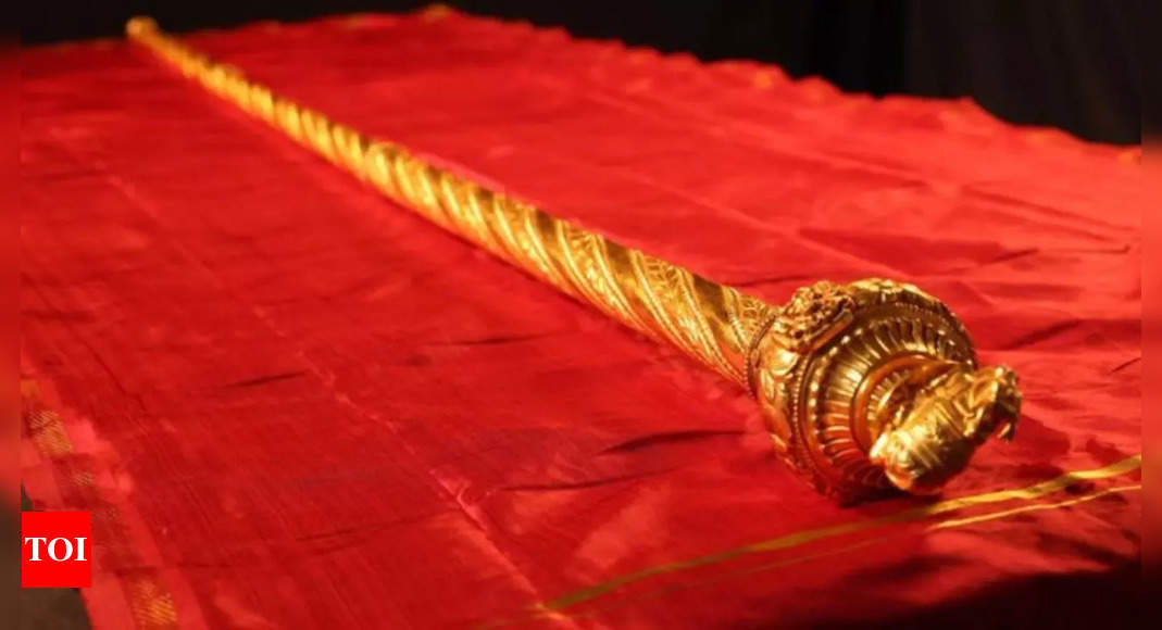 Why Sengol was marked as ‘walking stick’ in museum, says Annamalai | India News – Times of India
