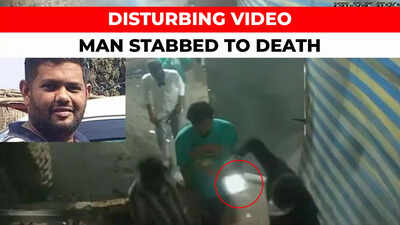 Horrifying video: Shiv Sena's Janta colony ward president brutally stabbed to death by assailants