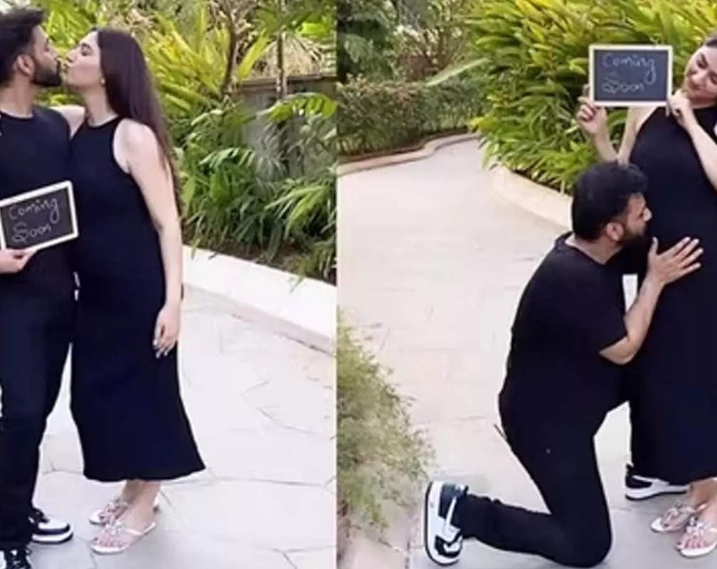 
WATCH Rahul Vaidya kisses Disha Parmar's baby bump in this BTS video from pregnancy photoshoot
