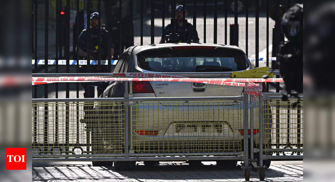 Man arrested for Downing Street car crash released, re-arrested – Times of India