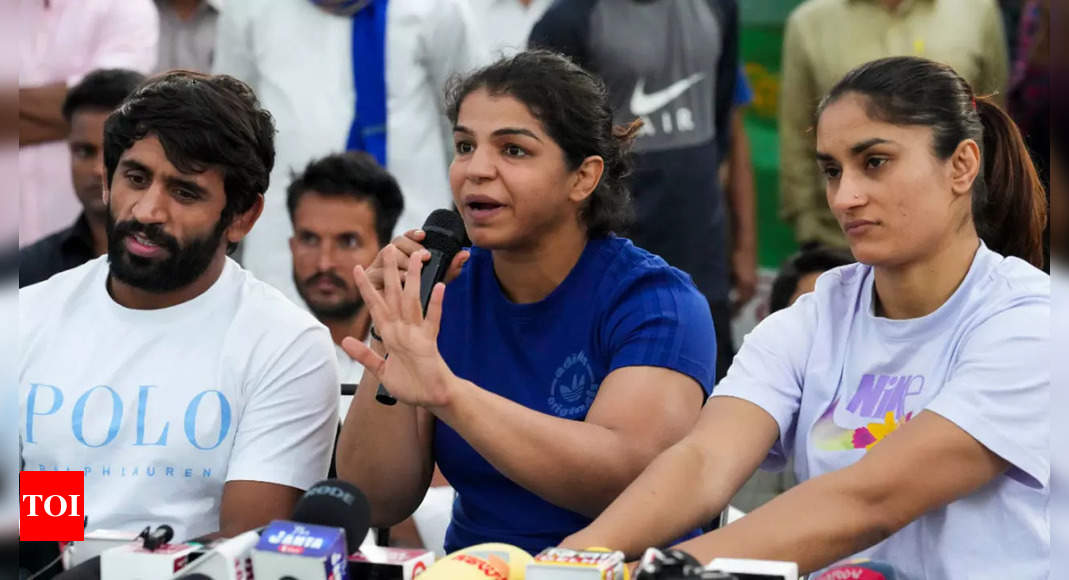 Determined wrestlers to go ahead with ‘peaceful’ march to new Parliament building | More sports News – Times of India